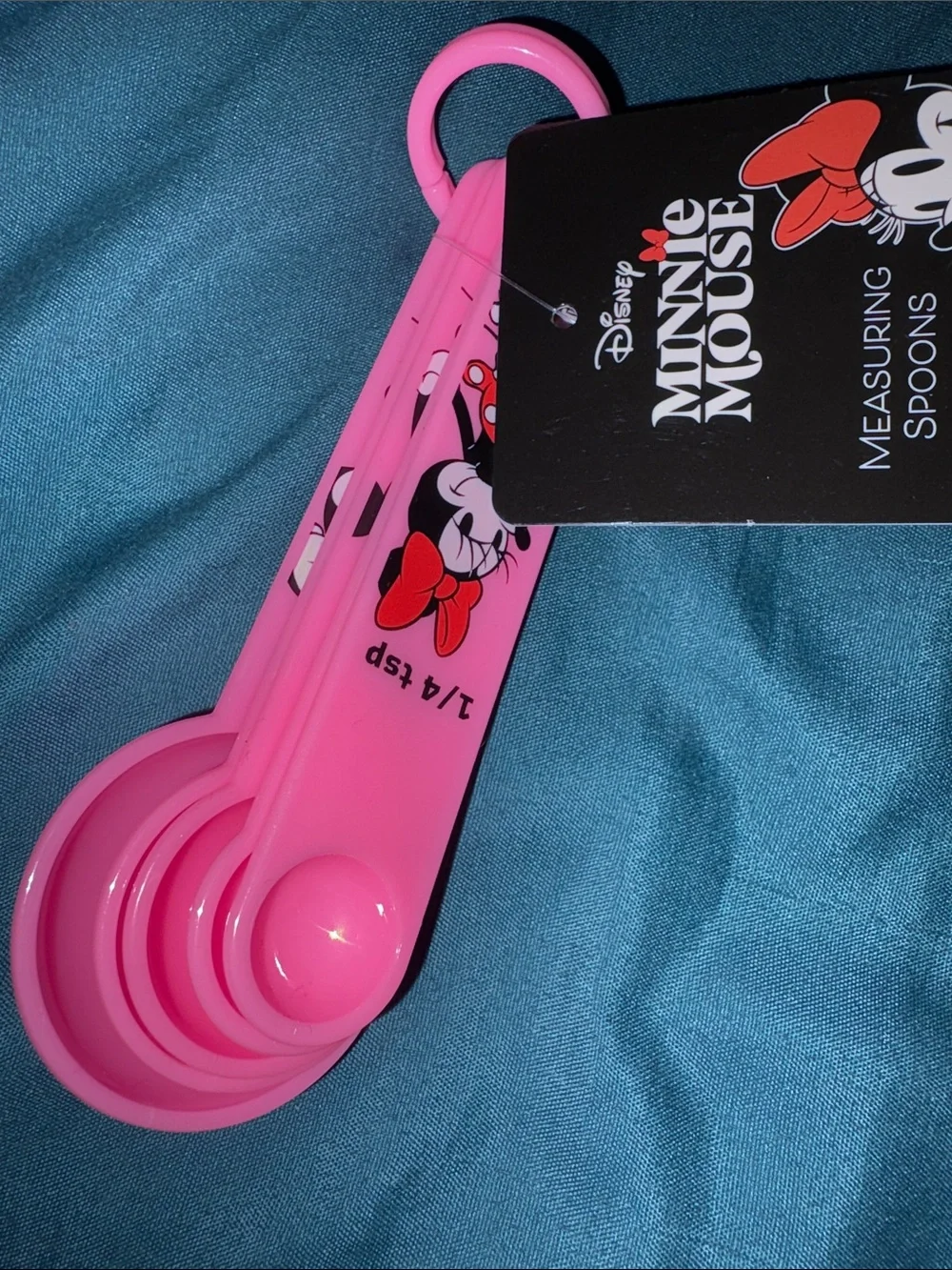Disney Minnie Mouse Pink Measuring Spoon Set